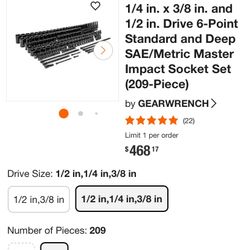 Fairly New/Used Socket Set