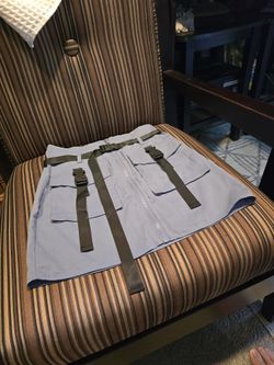 Cargo Short Zipper Skirt
