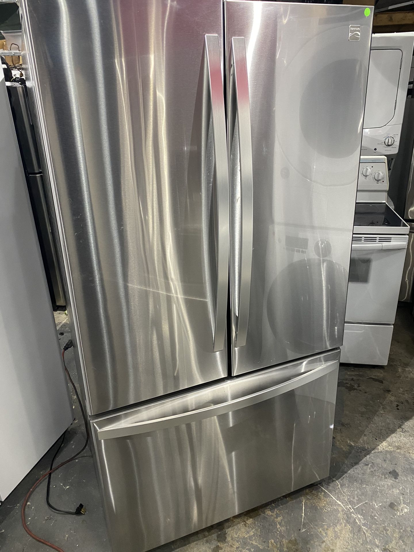 Kenmore elite refrigerator 36 x 69 x 29 stainless steel works perfect clean 30 days warranty