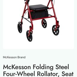 Medline Walker with seating area