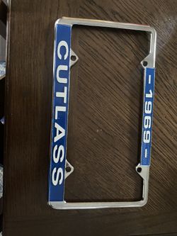 1969 Cutlass Plate Cover