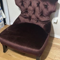 Brown Upholstered Chair