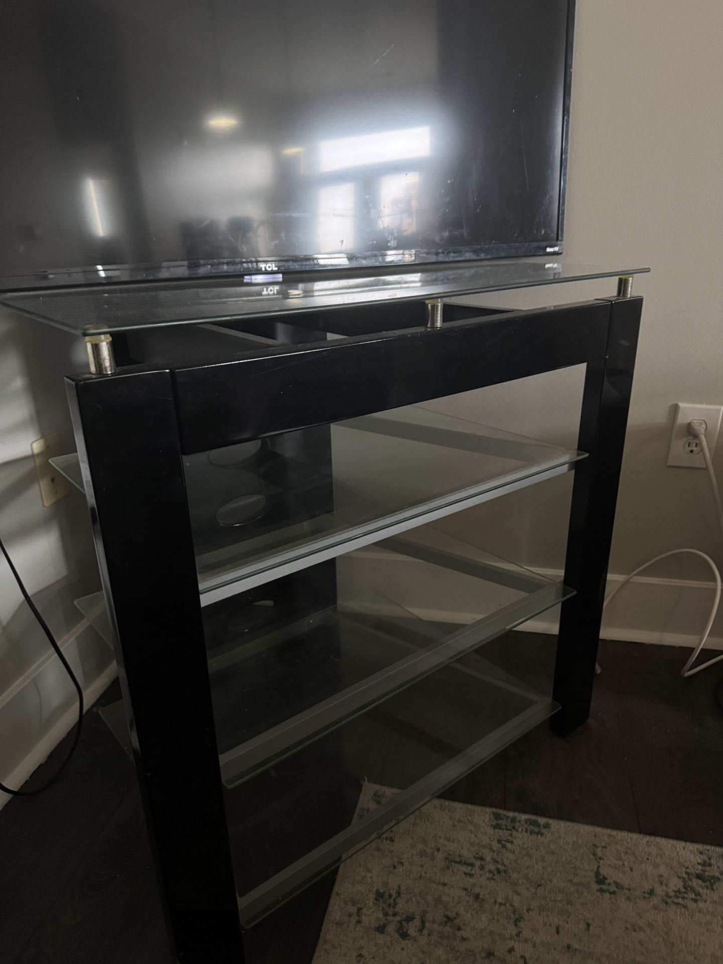 GLASS TV STAND