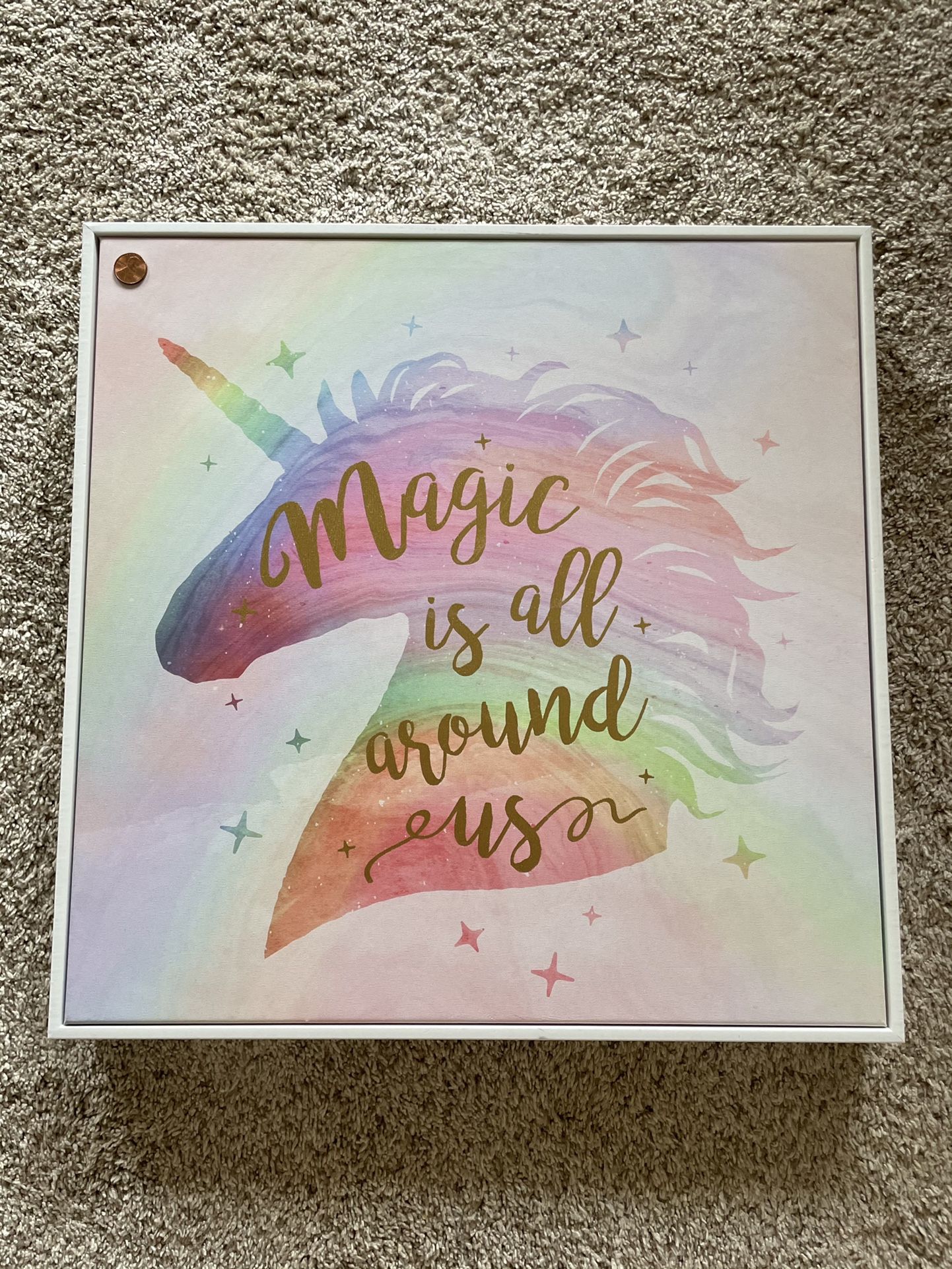Unicorn Wall Art Frame