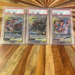 Tag team Japanese Pokemon Cards PSA 10 All 