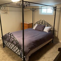 Four Poster Queen Bed Frame