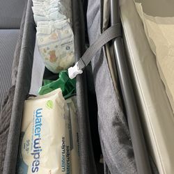 Baby diaper changing station