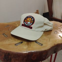 Lightly worn vintage HYP hats The Restaurant Chicago.