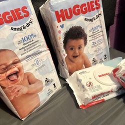 Huggies Diapers And Wipes