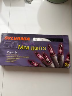 50 Mini lights purple