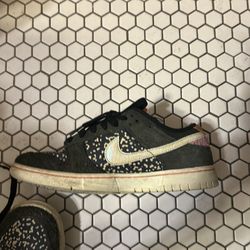 Nike Dunk Low SE 'Gone Fishing' Rainbow Trout sneakers.