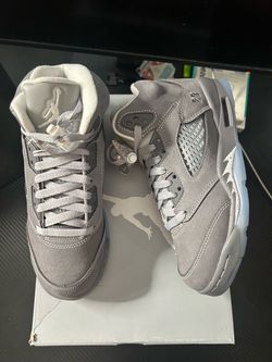 Jordan 5 Wolf Grey Size 4.5y