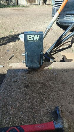 Heavy duty BW tow and stow 2 inch receiver also have adapter to make it 2 1/2 inch if needed