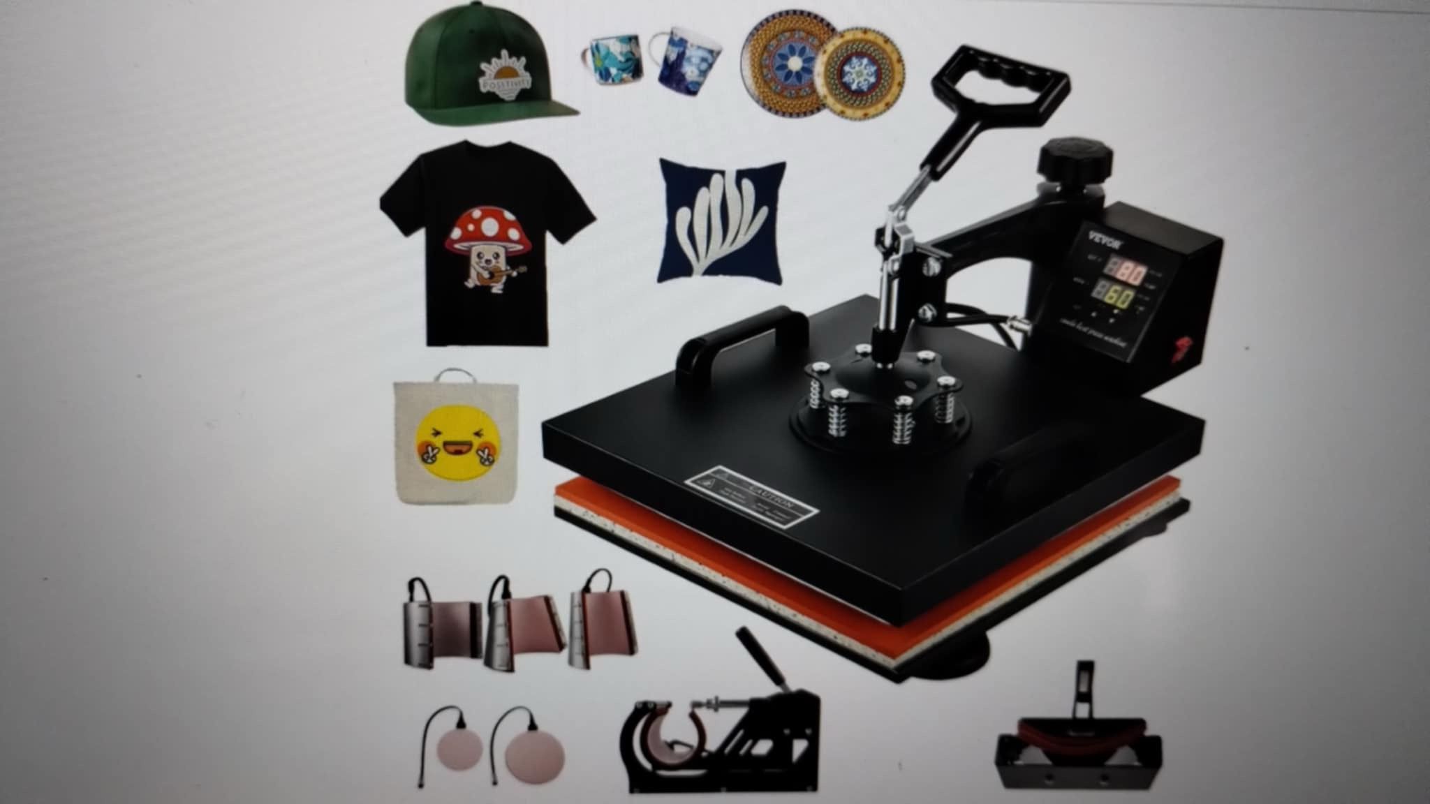 8 In 1 Press Machine 