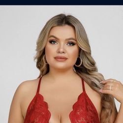 Plus size lace bodysuit