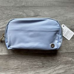Lululemon Everywhere Belt Bag Blue And Gold Wordmark New With Tags 1L