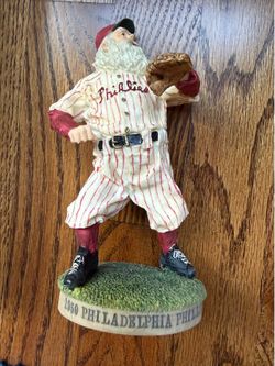 Vtg 1994 Flambro Cooperstown Santa Claus 1950 Philadelphia Phillies