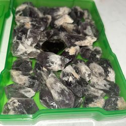 1Lb Amethyst Crystal Points Bulk Small Polished Purple Gemstones Tumbled... 