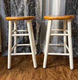 Wooden Round Stools: Pick Up 11420 Cuyahoga Dr.