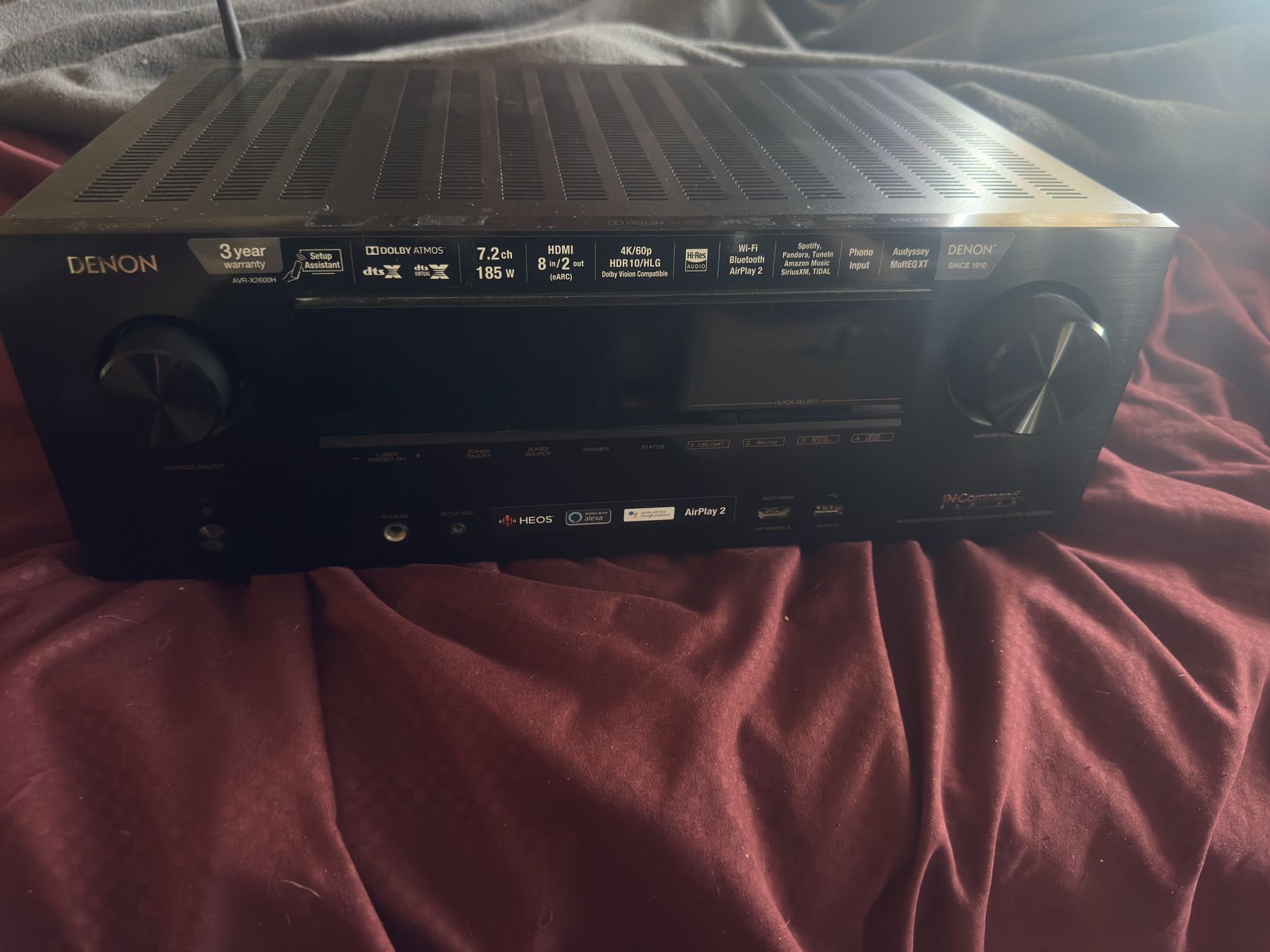 Denon AVRX 2600h for Sale in Chino Hills, CA OfferUp