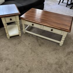 Coffee Table And End Table 