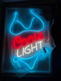 Coors Light Neon LED Bar Sign