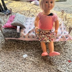 Doll and bed