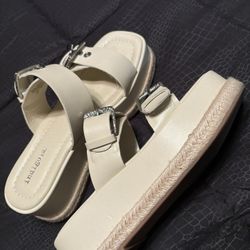 Beige Wedges 