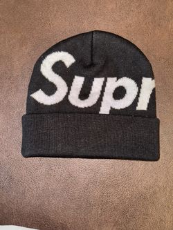 Supreme Big Logo Beanie (Black)