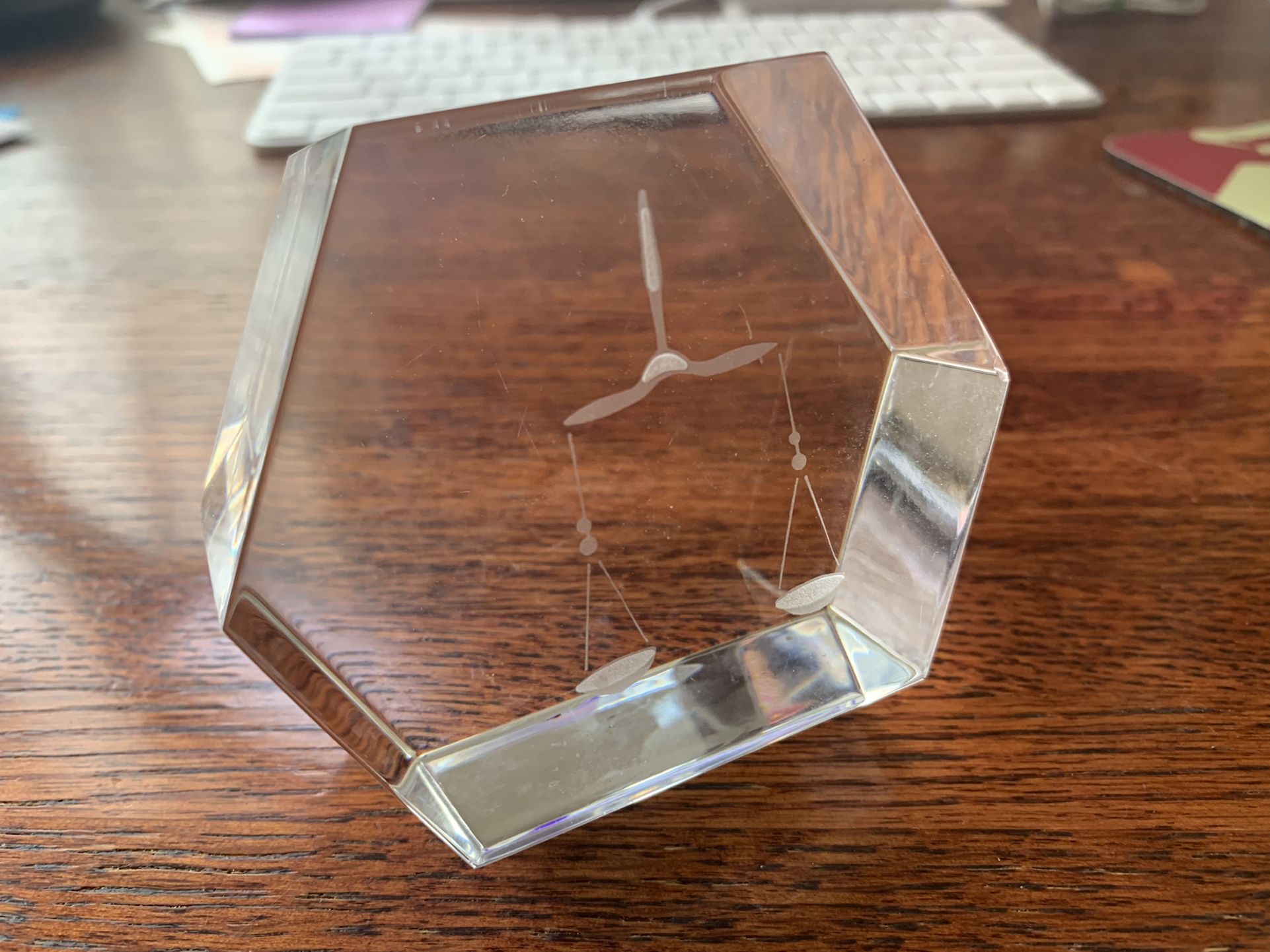 Crystal Lawyer Paperweight 