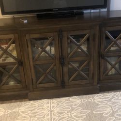 Solid Wood Console Stand TV