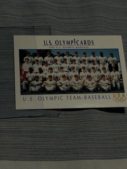 U.S Olympic baseball card hopeful