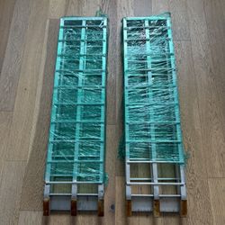 Aluminum Arched Dual Runner Folding ATV, Cross bike, Ramps