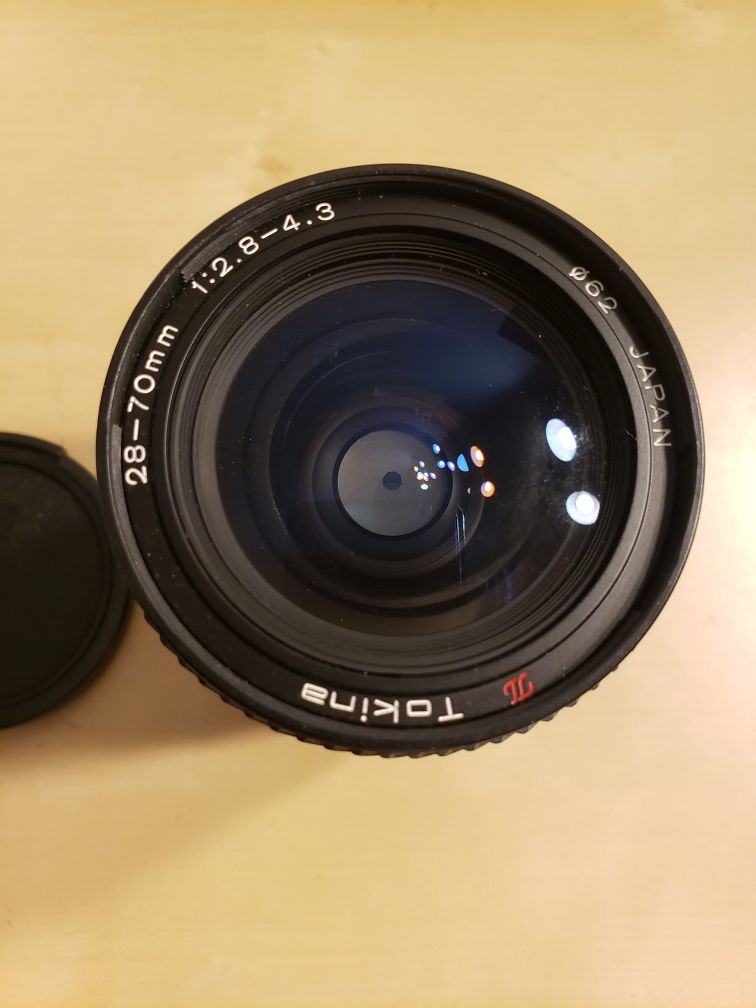 Tokina camera lens 28-70 mm