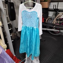 Frozen Elsa Costume Size 7