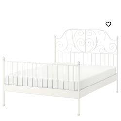 White IKEA Bed Frame (Queen)