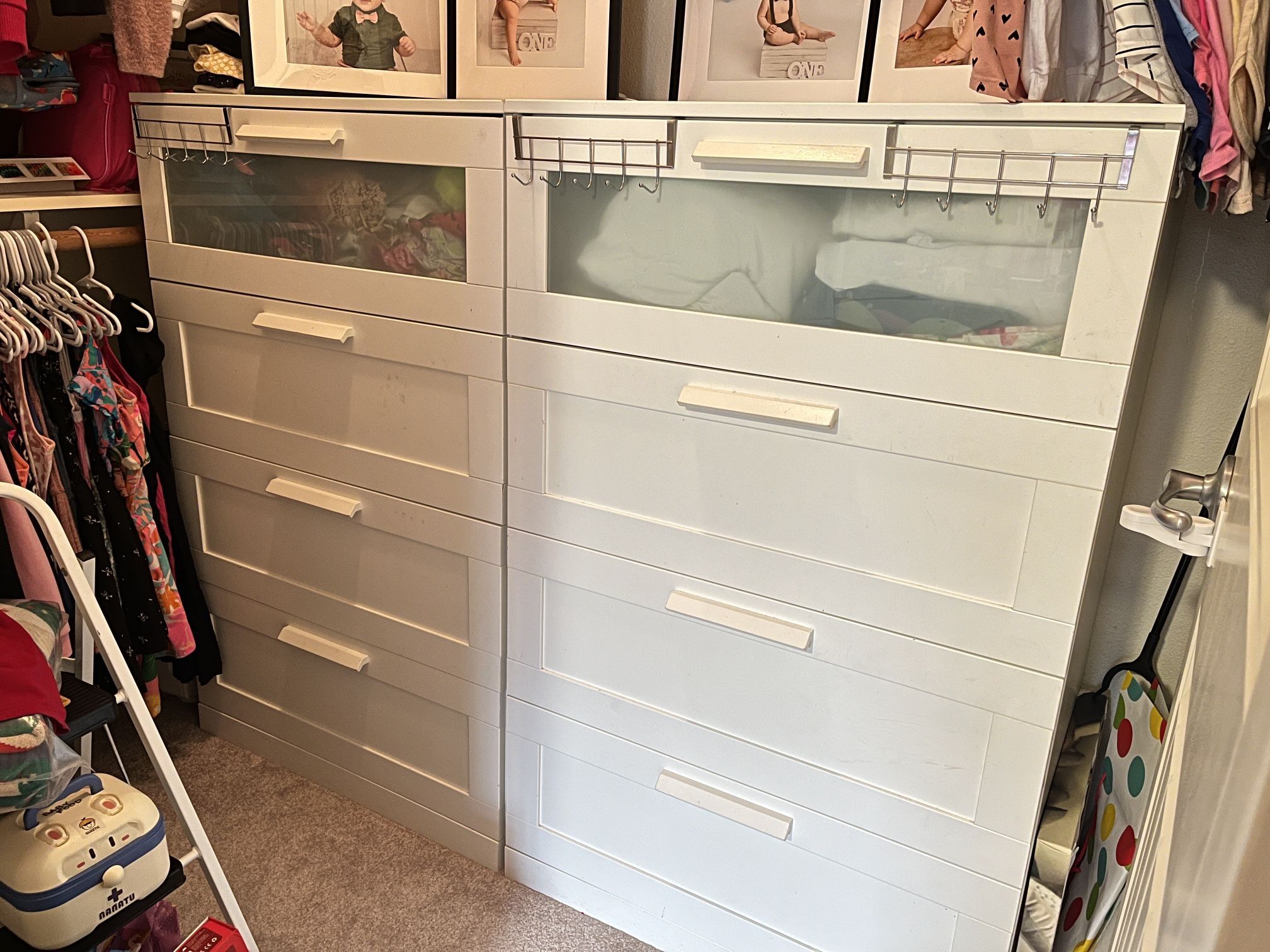 Brimnes Four Drawer Tall Dressers