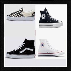 Vans, Converse Etc A Lot