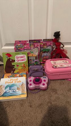 Toys and books for girls