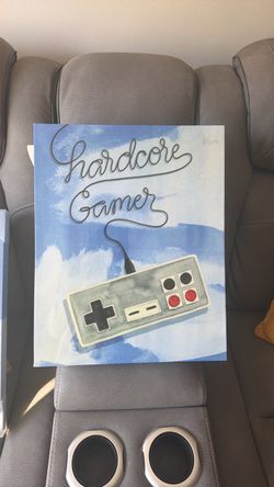 Hardcore Gamer Canvas Wall Art
