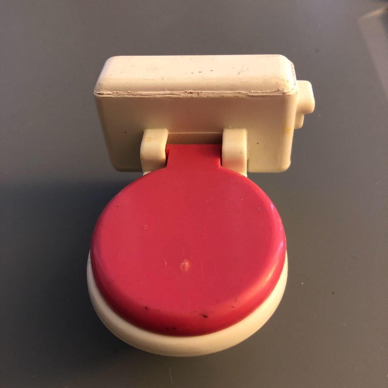 1993 Vintage Doll Toilet Pink & White