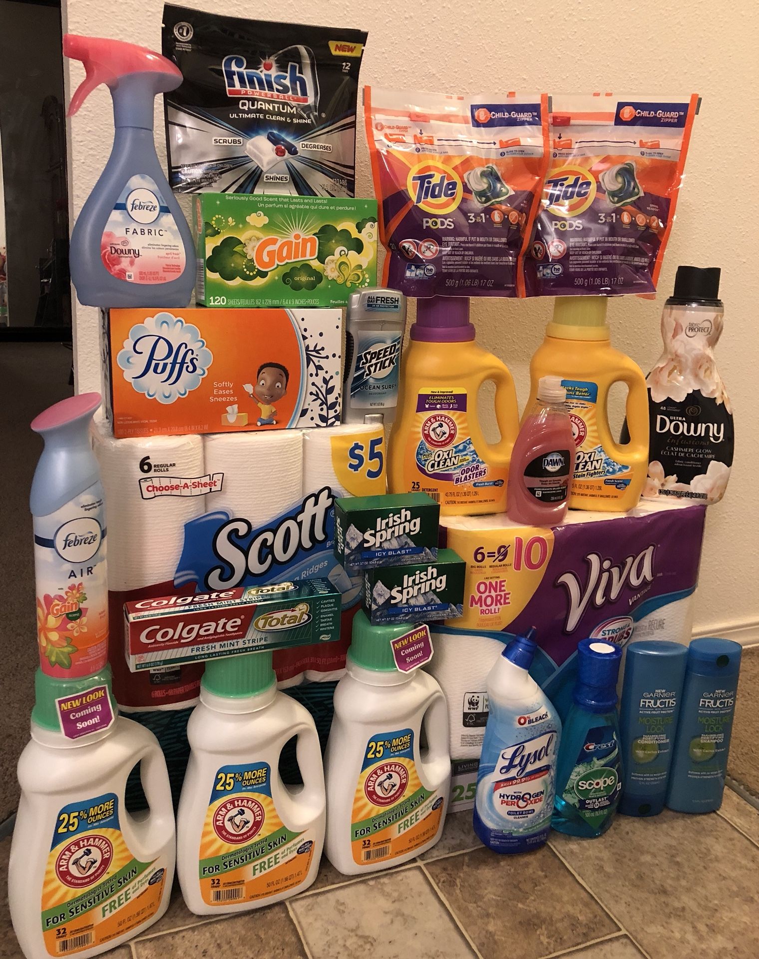 Laundry Detergent, Toilet Paper, Paper Towel, Cleaning Supplies, Personal  Stuff for Sale in Fair Oaks, CA - OfferUp