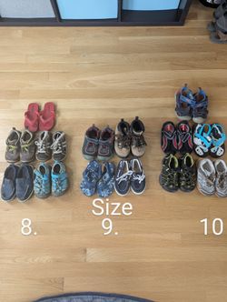 Little Boys Sizes 8, 9, 10 Shoes