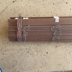 22.5” Wide Faux Wood Blind, 2”