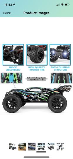 RC Cars Hailstorm, 36+KM/H High Speed 4WD 1:18 Scale Electric Waterproof  Truggy Remote Control Off Road for Sale in Montclair, CA - OfferUp
