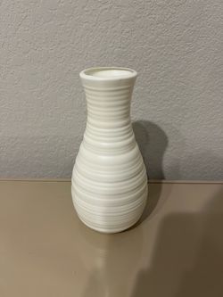 NEED GONE - White Plastic Vase