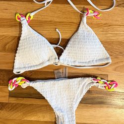 Beach Bunny Bikinis - 3 Pairs (White, Black, Pink)