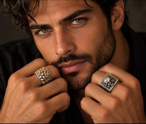 men's stainless steel rings