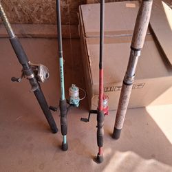 Fishing poles and equipment