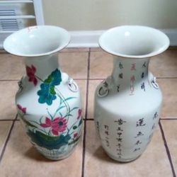 Antique Chinese Famille Vases